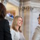 Attorney General Kamala Harris presides over of Kris Perry and Sandy Stier's nuptials on Friday. (Justin Sullivan/Getty Images)